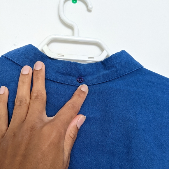 ELEMENT blue button up - Picture 3 of 8